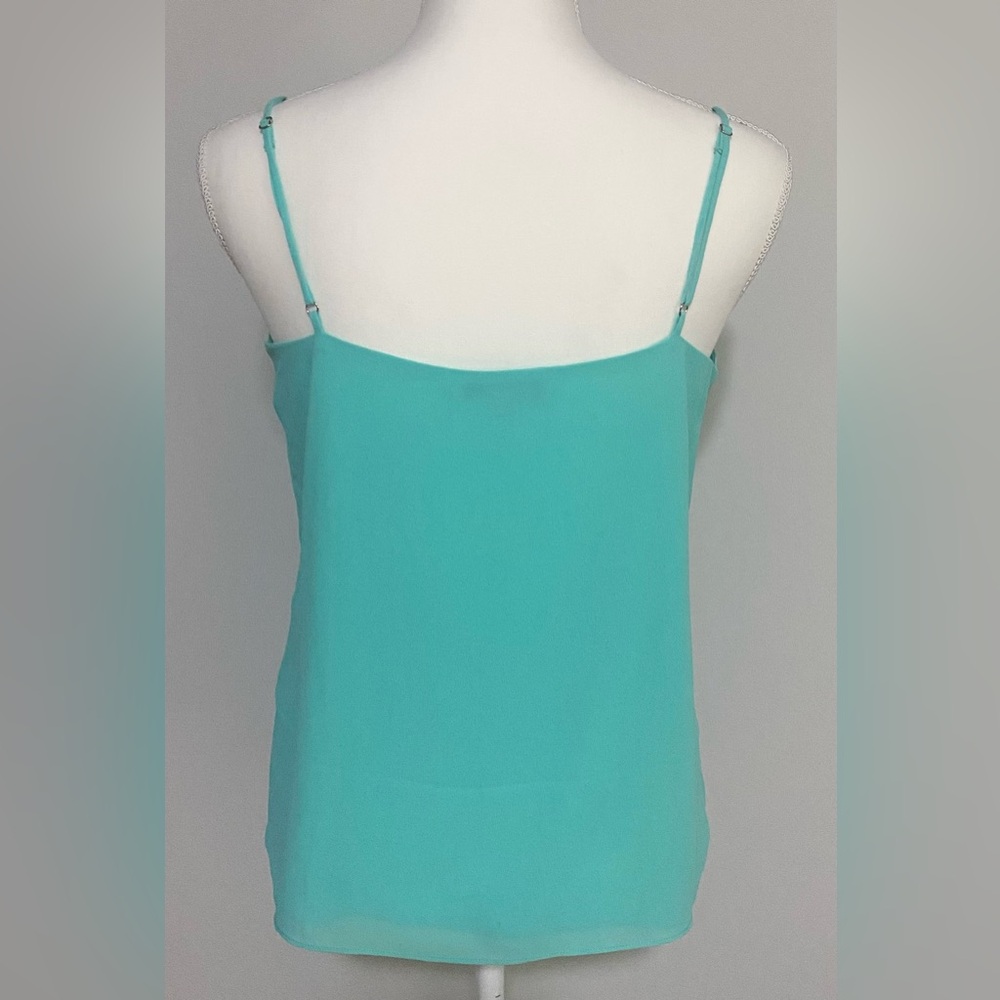 Naked Zebra Womens S Mint Green Cami Tank Top Boho Fall Festival Coastal Preppy - Picture 4 of 12